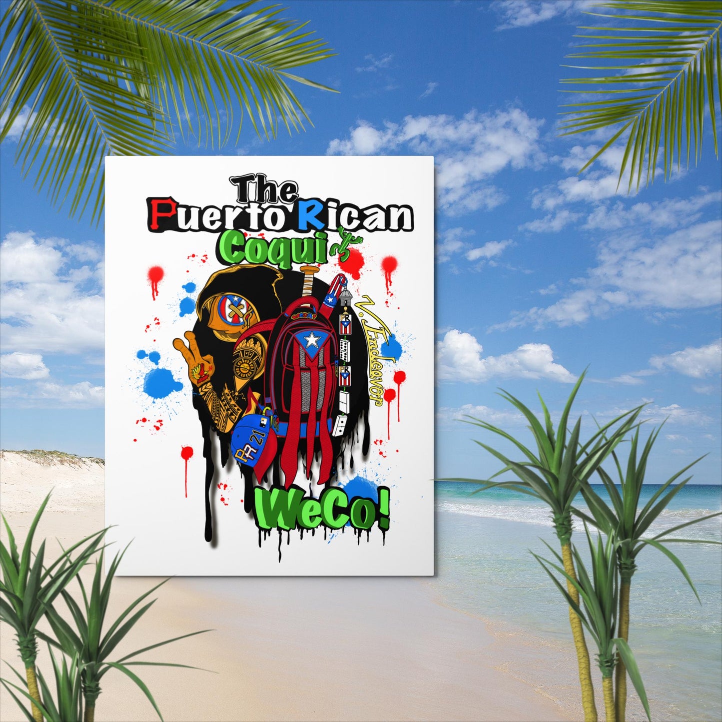 Weco! The Puerto Rican Coqui Metal prints