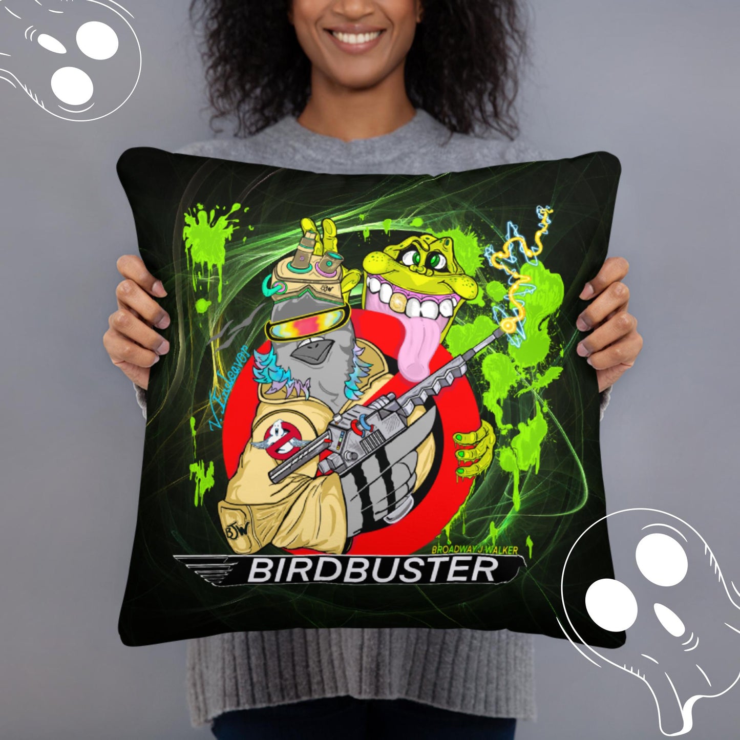 Broadway J Walker NYC'S Birdbuster Soft, Shape-Retaining, Washable Pillow