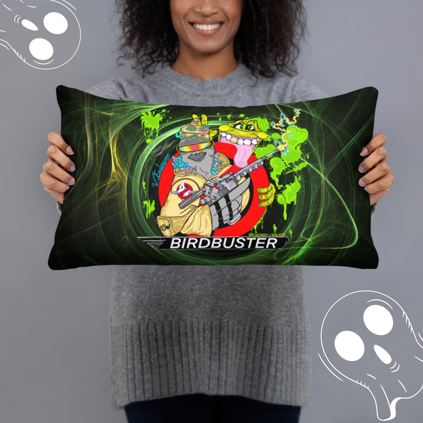 Broadway J Walker NYC'S Birdbuster Soft, Shape-Retaining, Washable Pillow