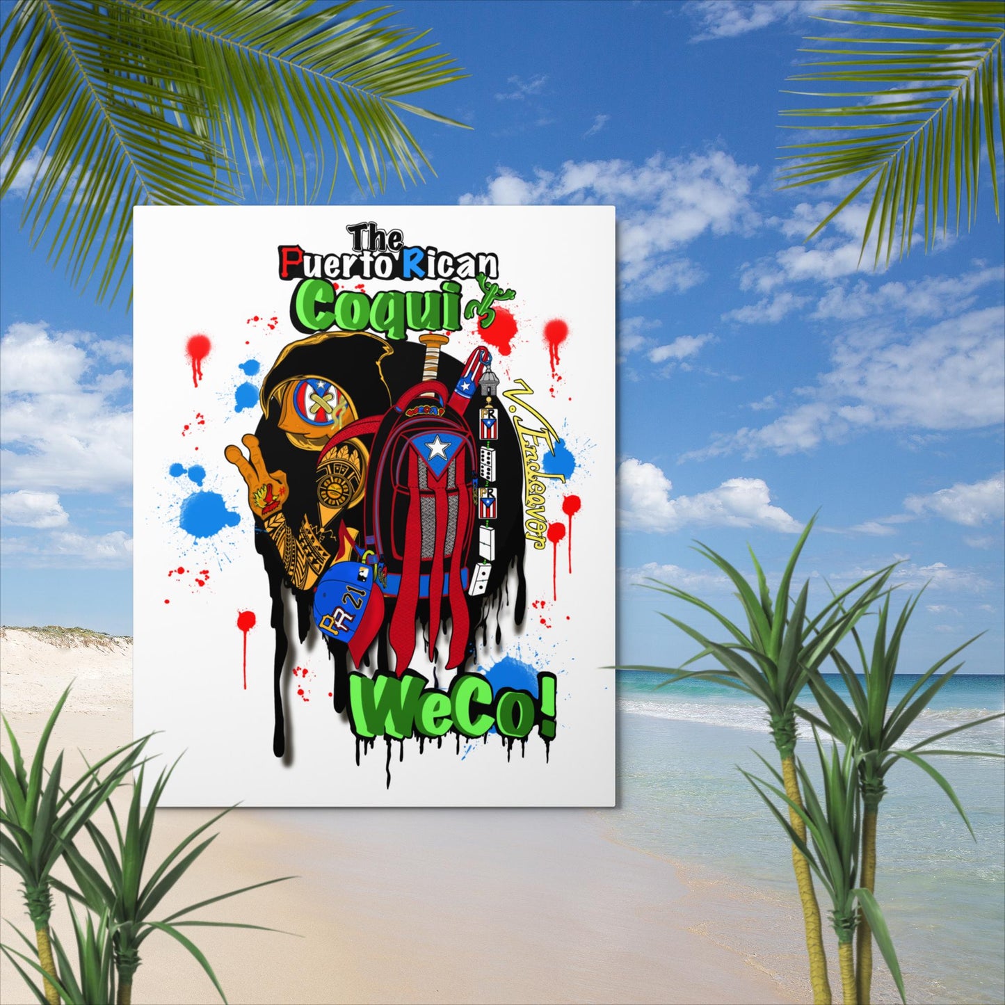 Weco! The Puerto Rican Coqui Metal prints