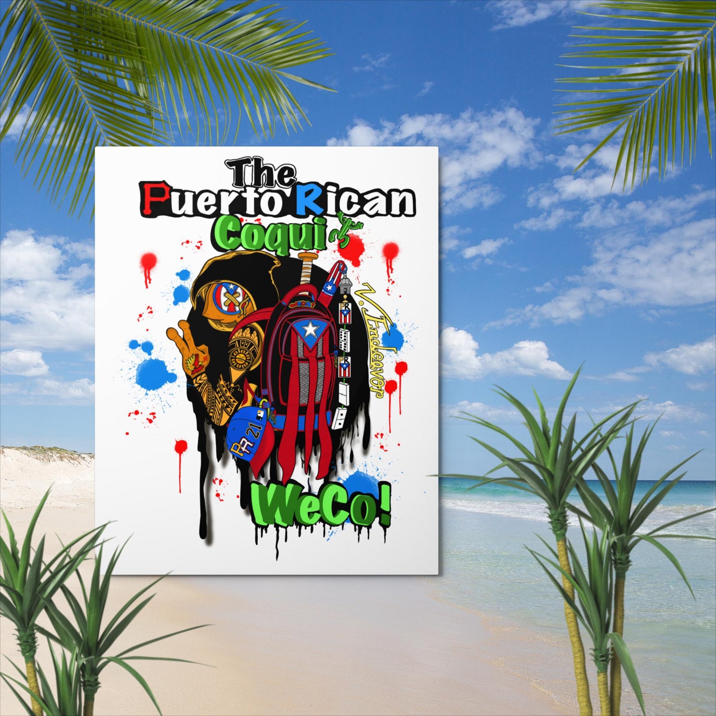 Weco! The Puerto Rican Coqui Metal prints