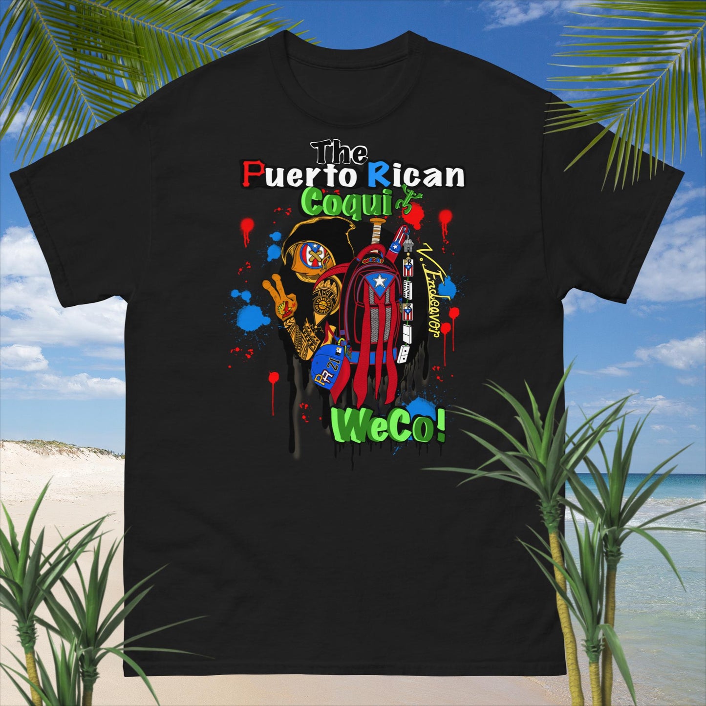Weco The Puerto Rican Coqui, Men's Classic Tee