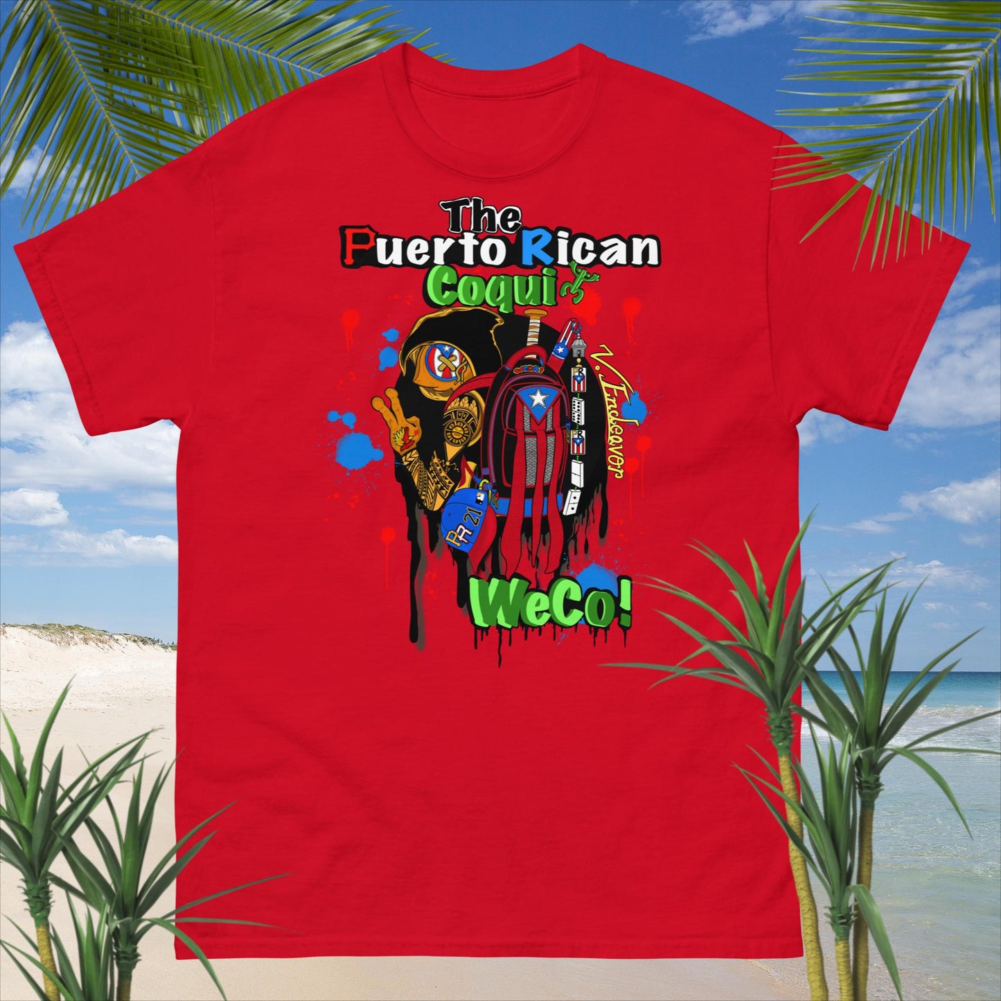 Weco The Puerto Rican Coqui, Men's Classic Tee