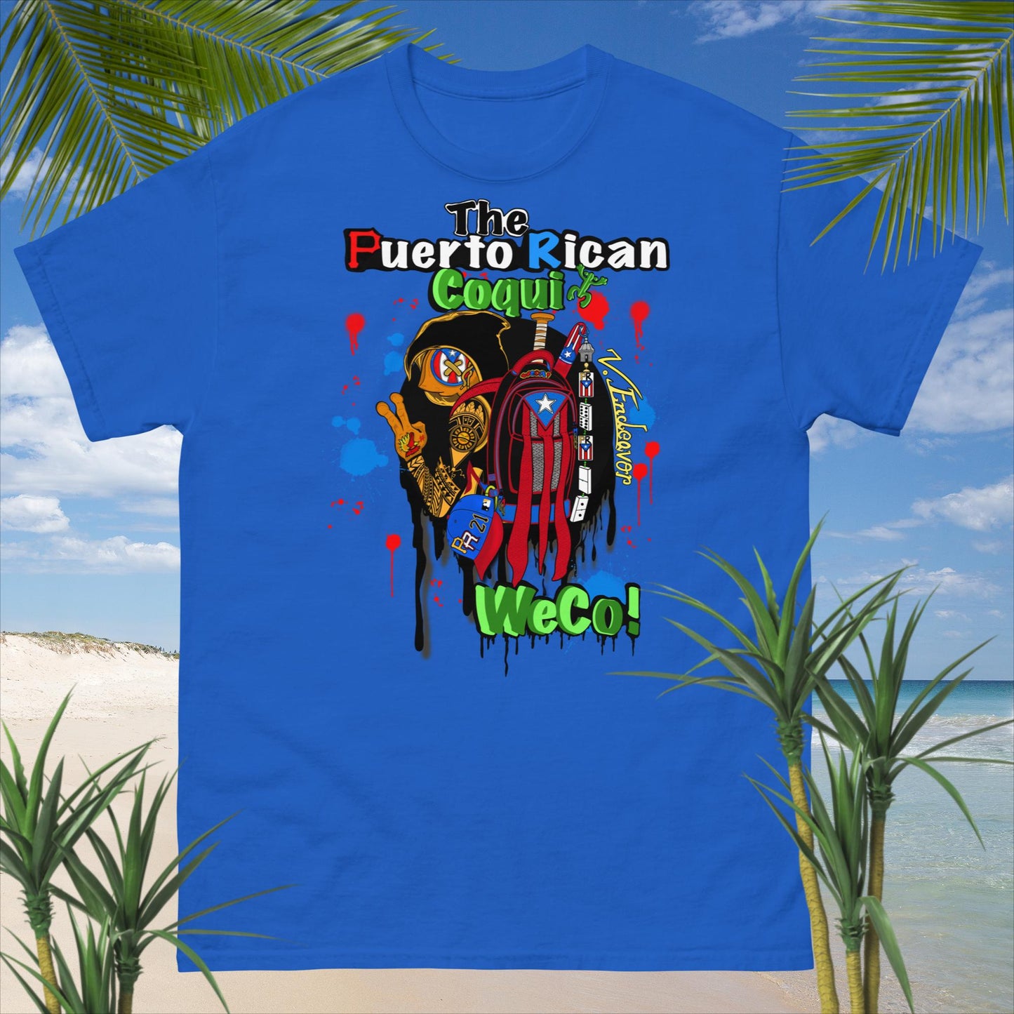 Weco The Puerto Rican Coqui, Men's Classic Tee