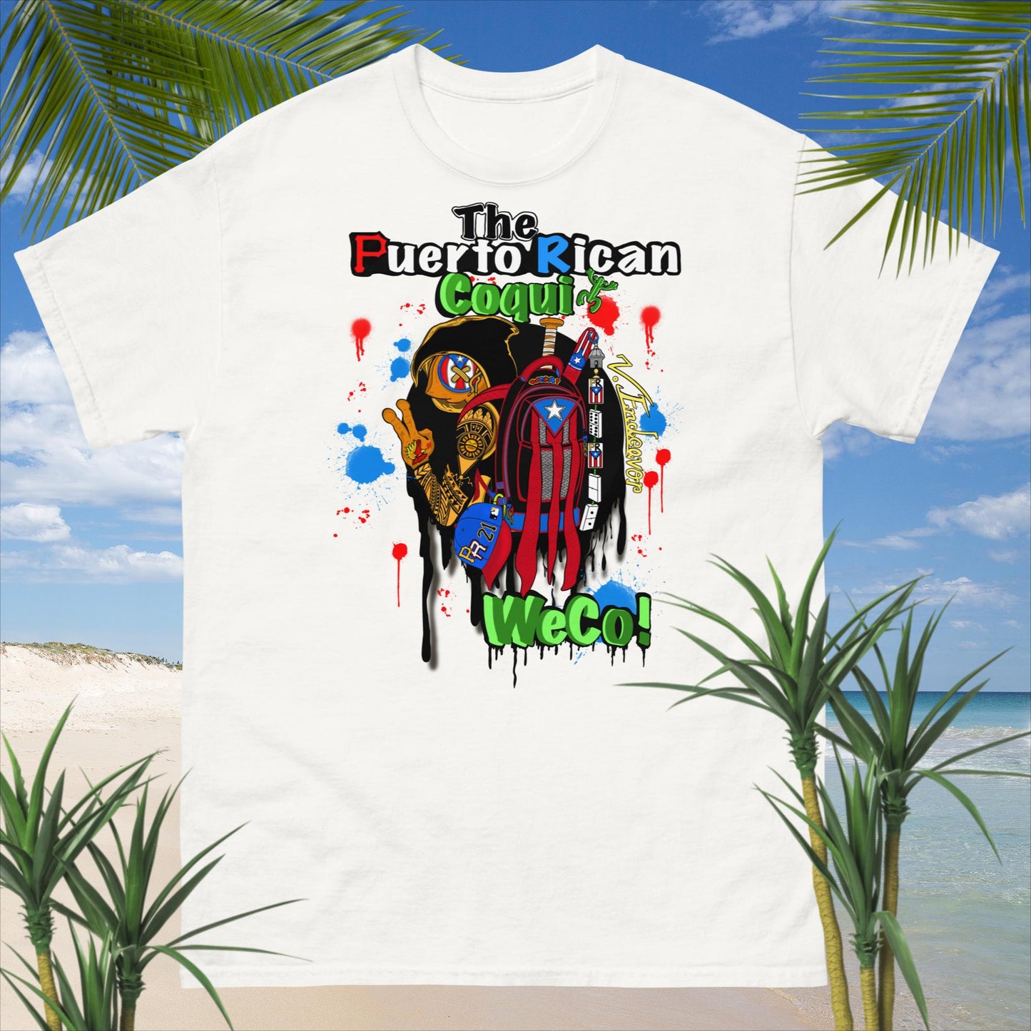 Weco The Puerto Rican Coqui, Men's Classic Tee