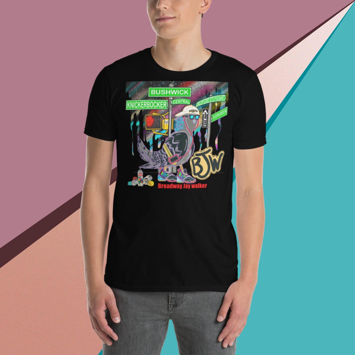 Broadway J walker  Bushwick Art Short-Sleeve Unisex T-Shirt