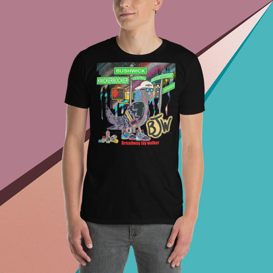 Broadway J walker  Bushwick Art Short-Sleeve Unisex T-Shirt