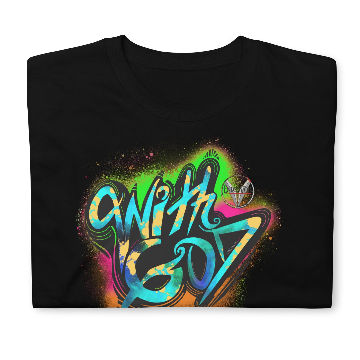 With God Ultimate Warrior Splash Short-Sleeve Unisex T-Shirt