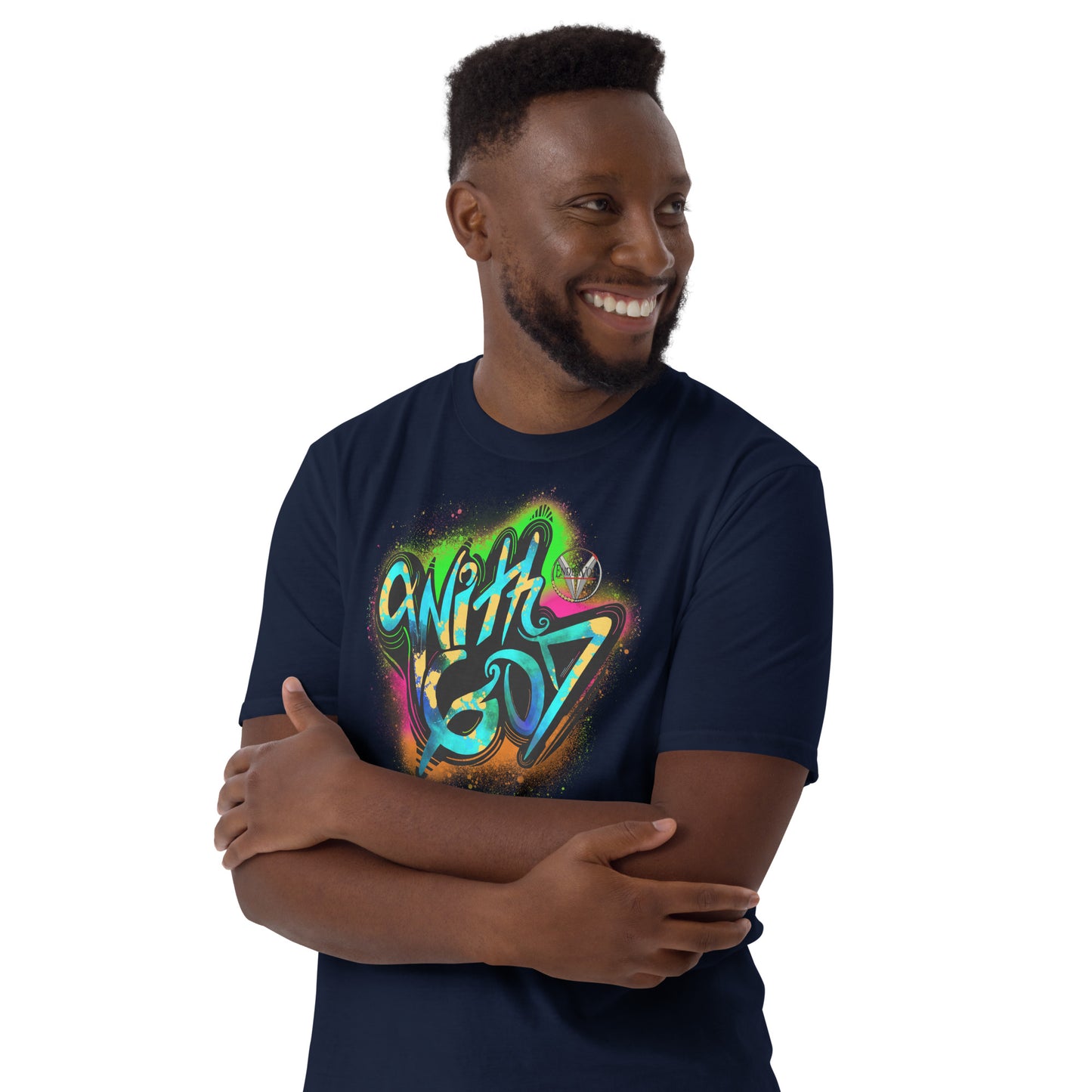 With God Ultimate Warrior Splash Short-Sleeve Unisex T-Shirt