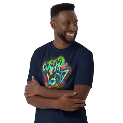 With God Ultimate Warrior Splash Short-Sleeve Unisex T-Shirt