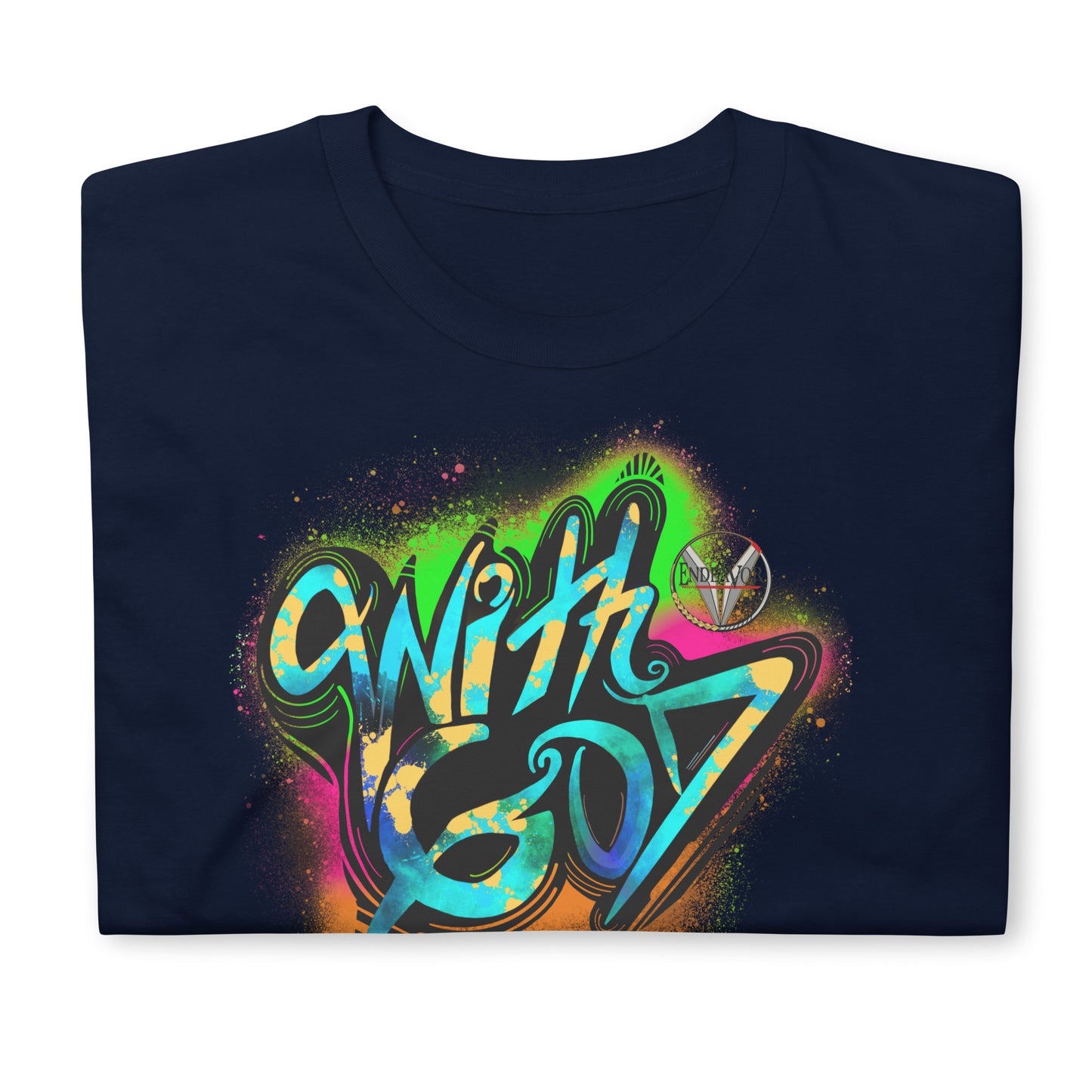 With God Ultimate Warrior Splash Short-Sleeve Unisex T-Shirt