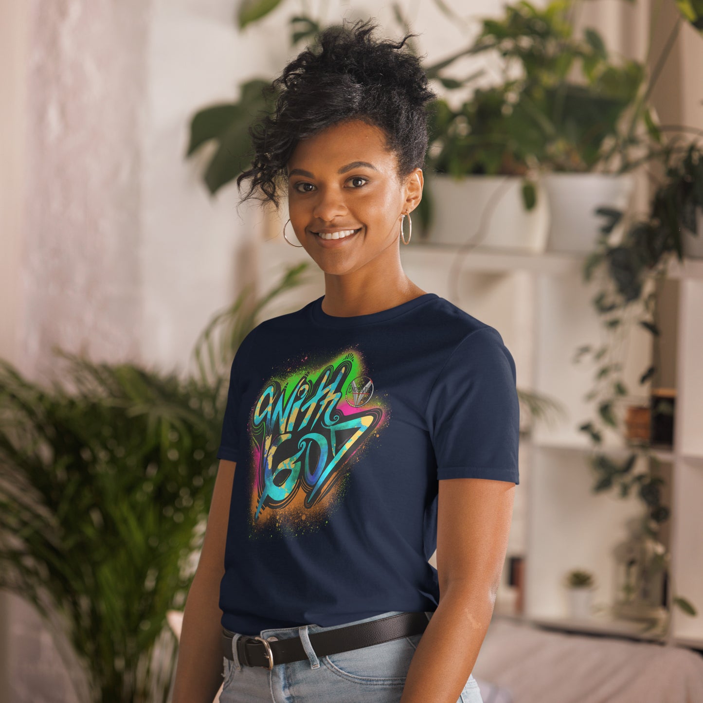 With God Ultimate Warrior Splash Short-Sleeve Unisex T-Shirt