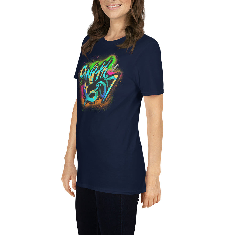 With God Ultimate Warrior Splash Short-Sleeve Unisex T-Shirt