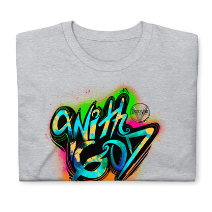 With God Ultimate Warrior Splash Short-Sleeve Unisex T-Shirt