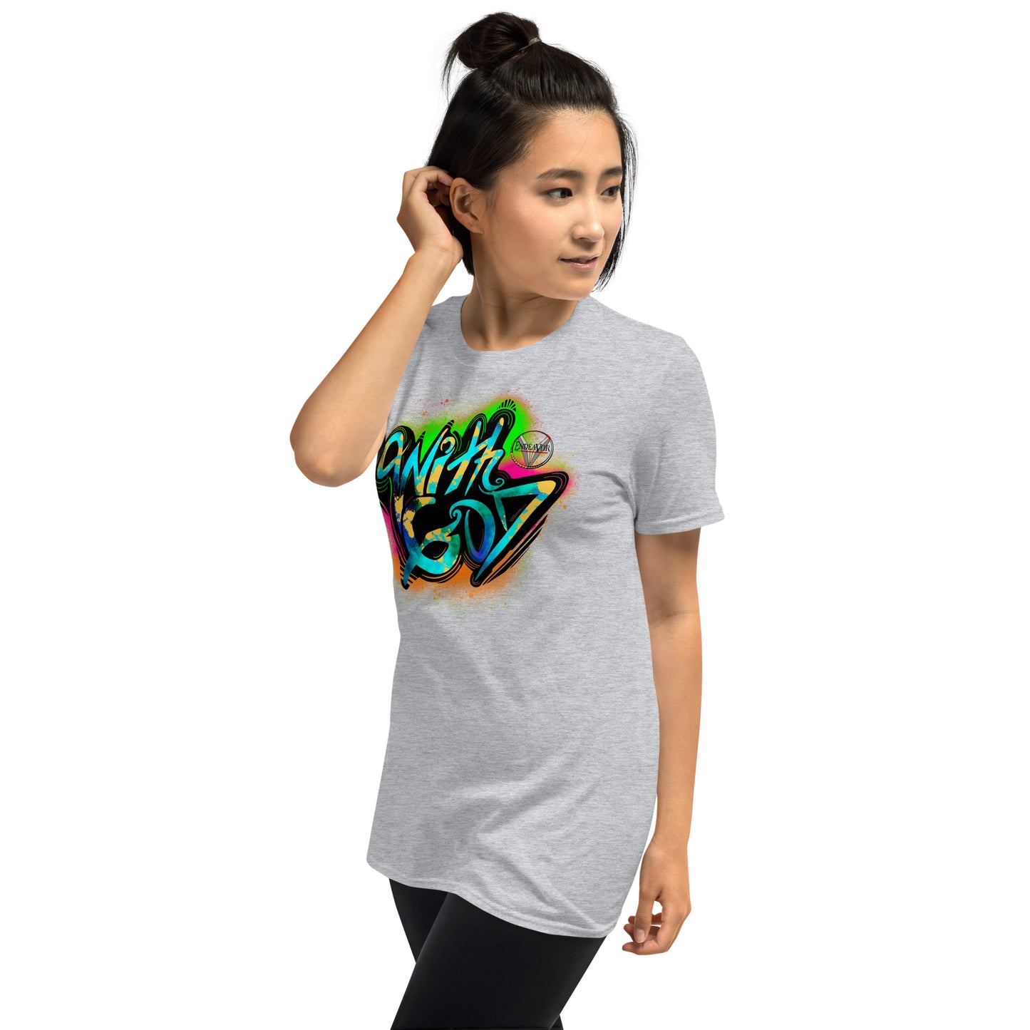 With God Ultimate Warrior Splash Short-Sleeve Unisex T-Shirt