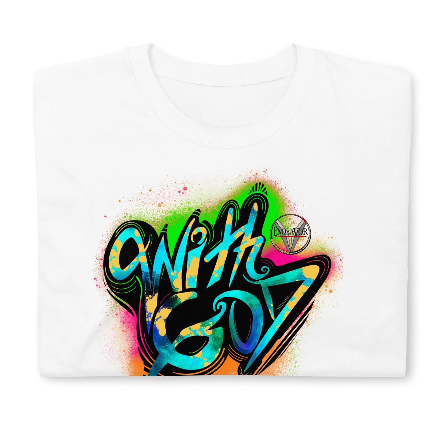 With God Ultimate Warrior Splash Short-Sleeve Unisex T-Shirt