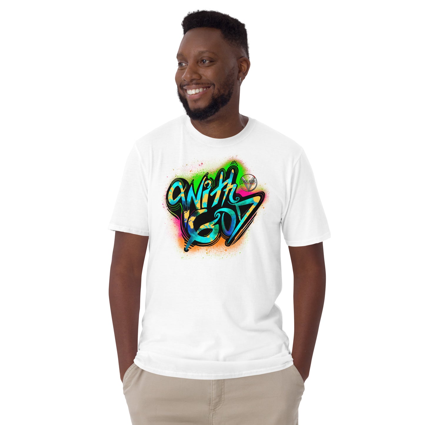 With God Ultimate Warrior Splash Short-Sleeve Unisex T-Shirt