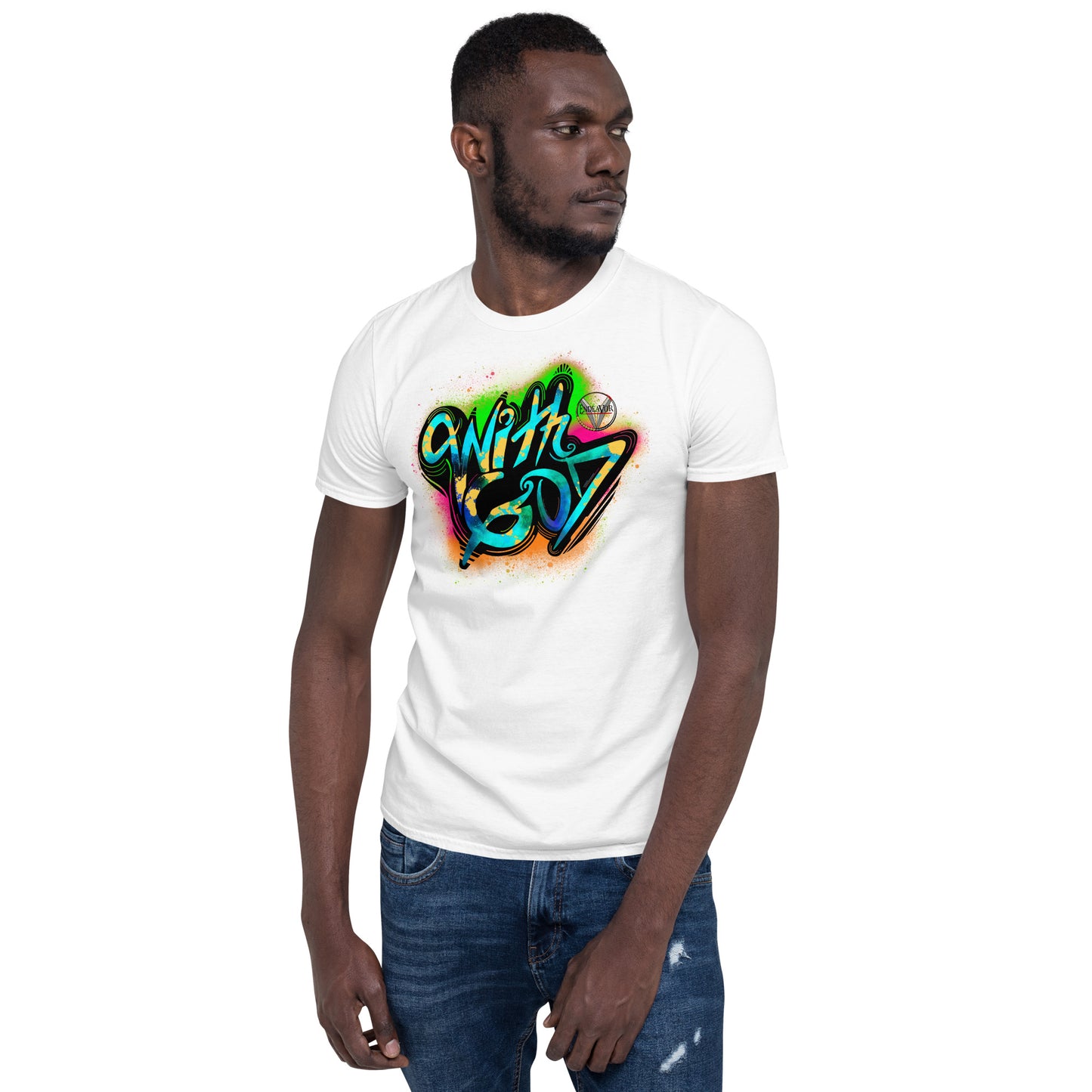 With God Ultimate Warrior Splash Short-Sleeve Unisex T-Shirt