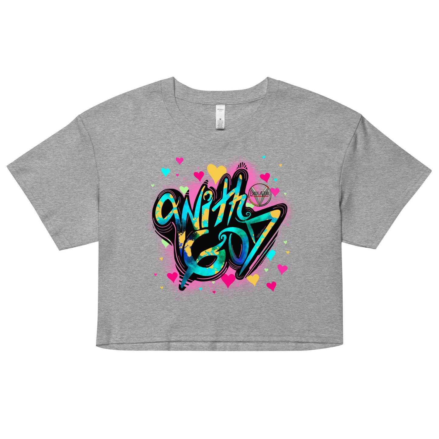 With God, The Love Within Women’s crop top