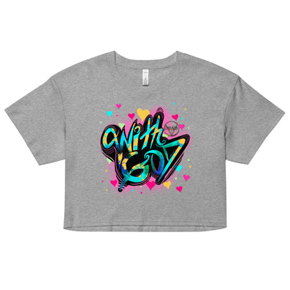 With God, The Love Within Women’s crop top