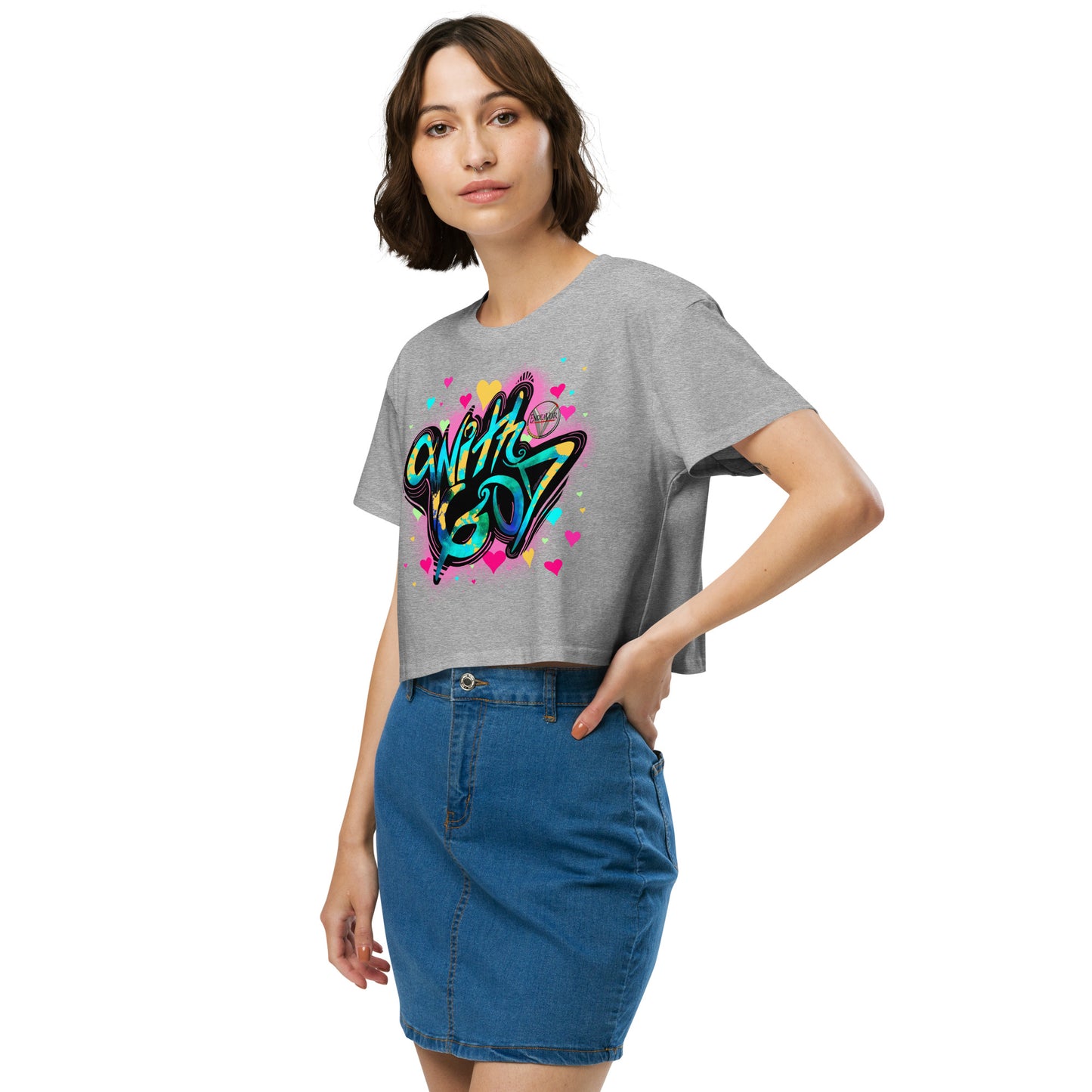 With God, The Love Within Women’s crop top