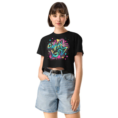 With God, The Love Within Women’s crop top