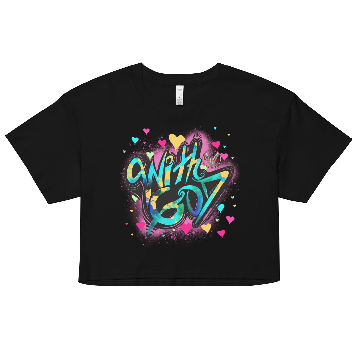 With God, The Love Within Women’s crop top
