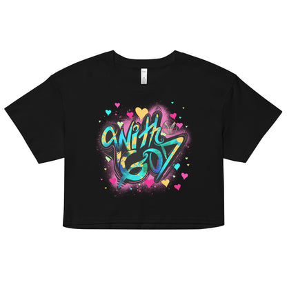 With God, The Love Within Women’s crop top