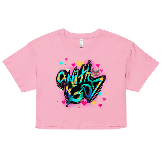 With God, The Love Within Women’s crop top