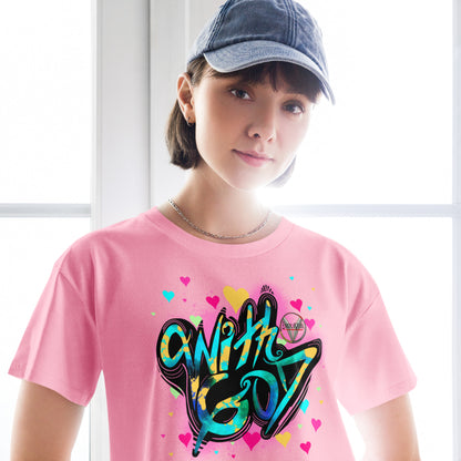 With God, The Love Within Women’s crop top