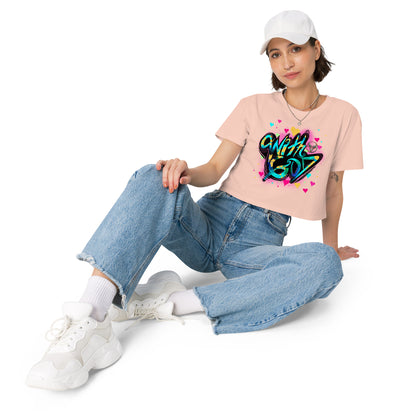 With God, The Love Within Women’s crop top