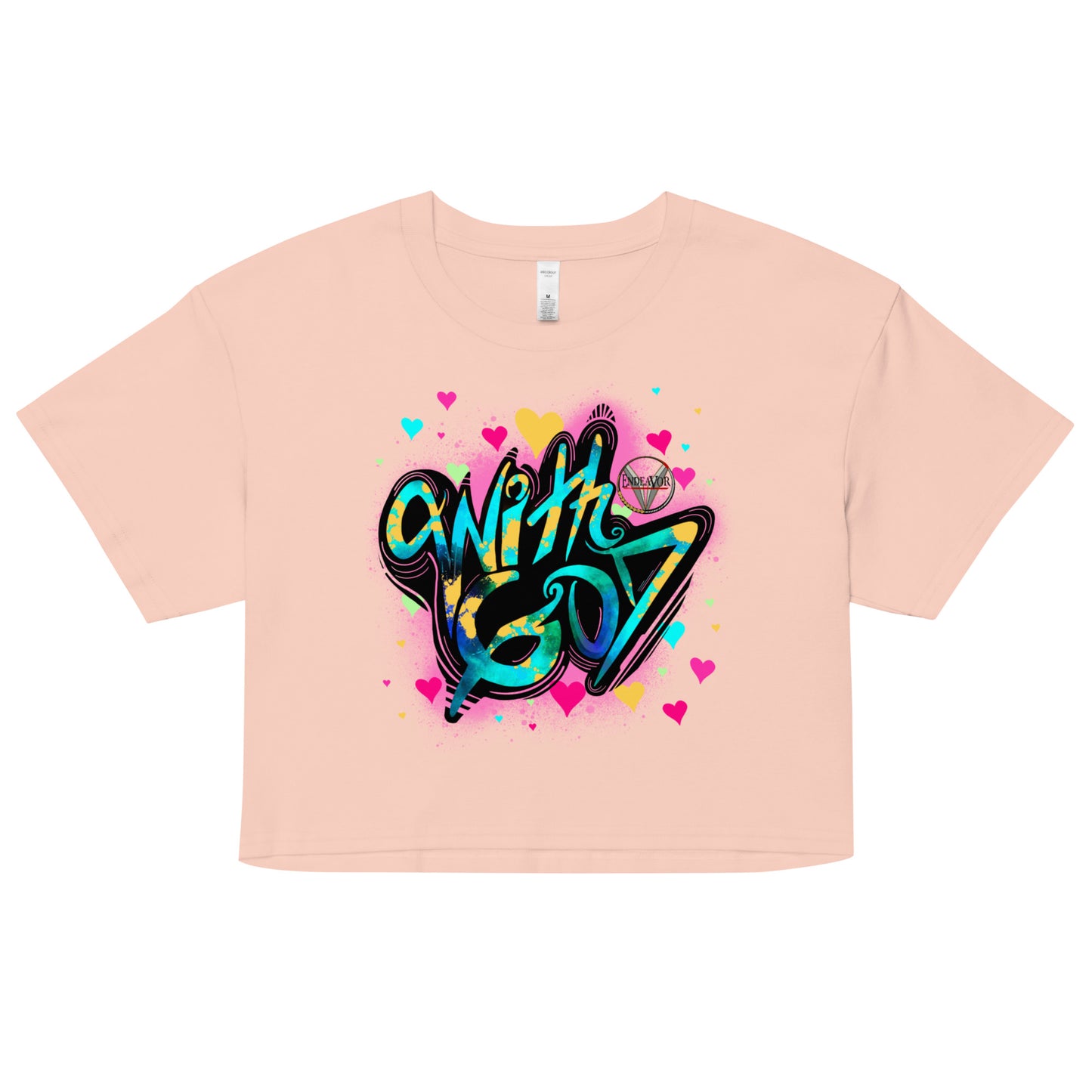 With God, The Love Within Women’s crop top