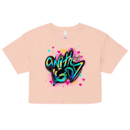 With God, The Love Within Women’s crop top