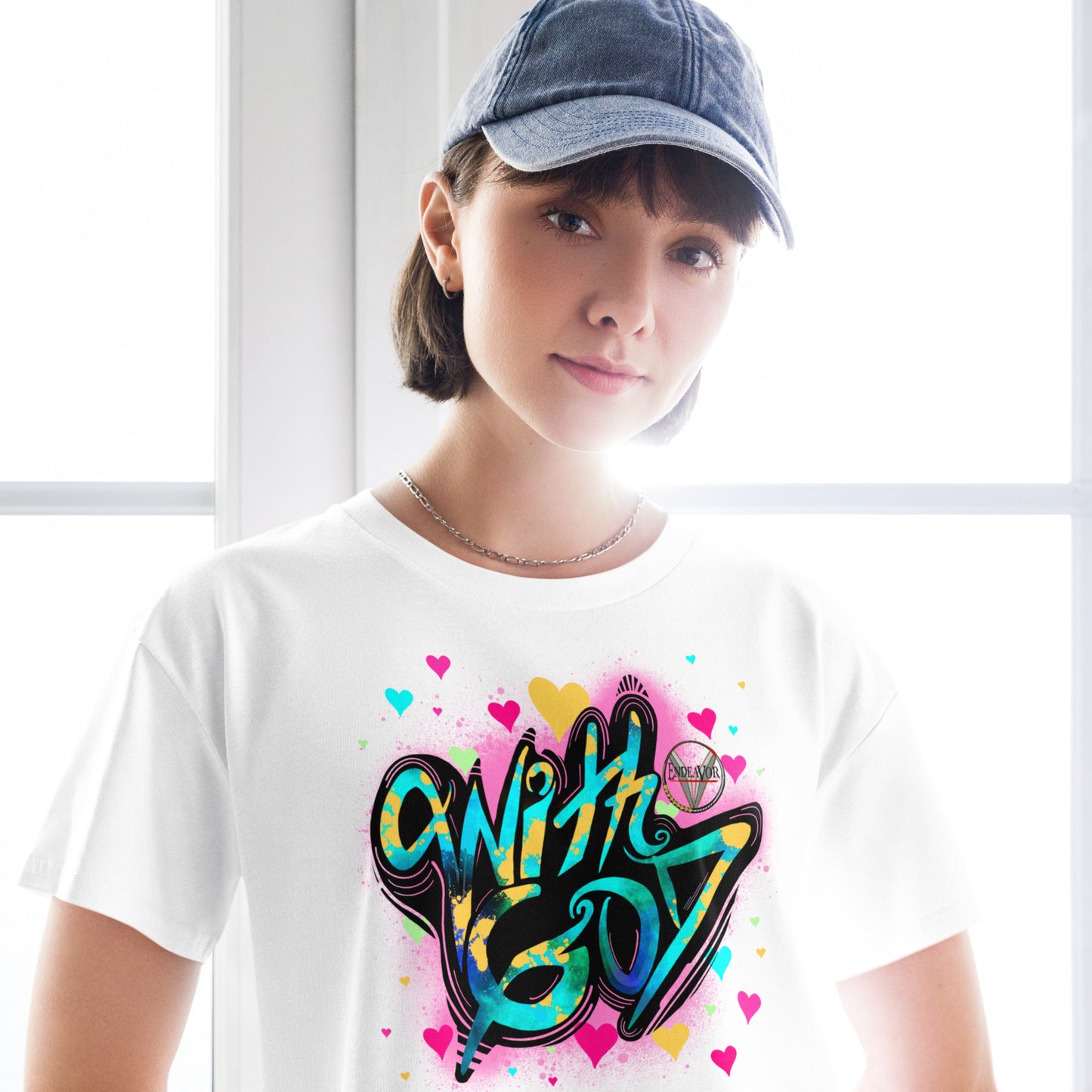 With God, The Love Within Women’s crop top