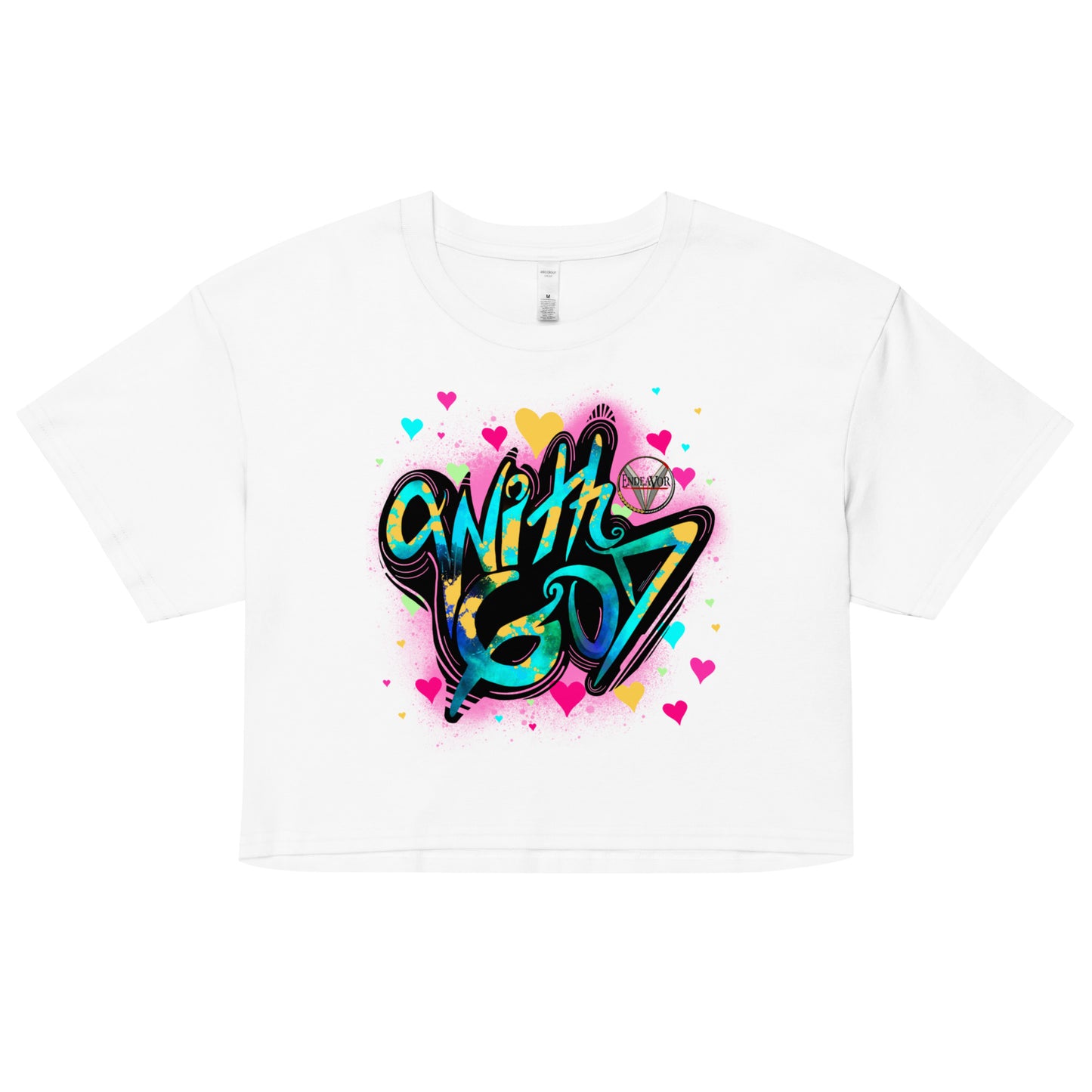 With God, The Love Within Women’s crop top