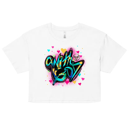 With God, The Love Within Women’s crop top