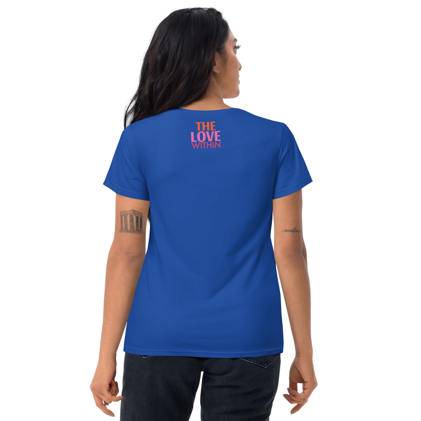 With God, The Love Within Women's short sleeve t-shirt