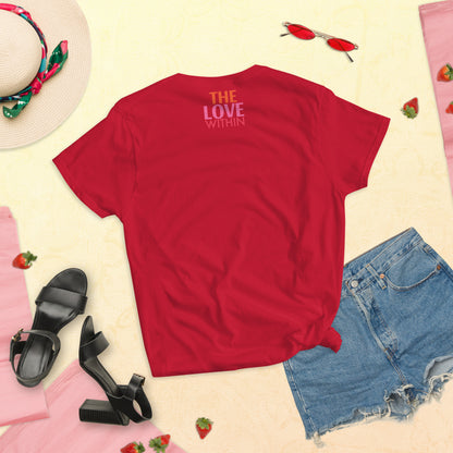 With God, The Love Within Women's short sleeve t-shirt