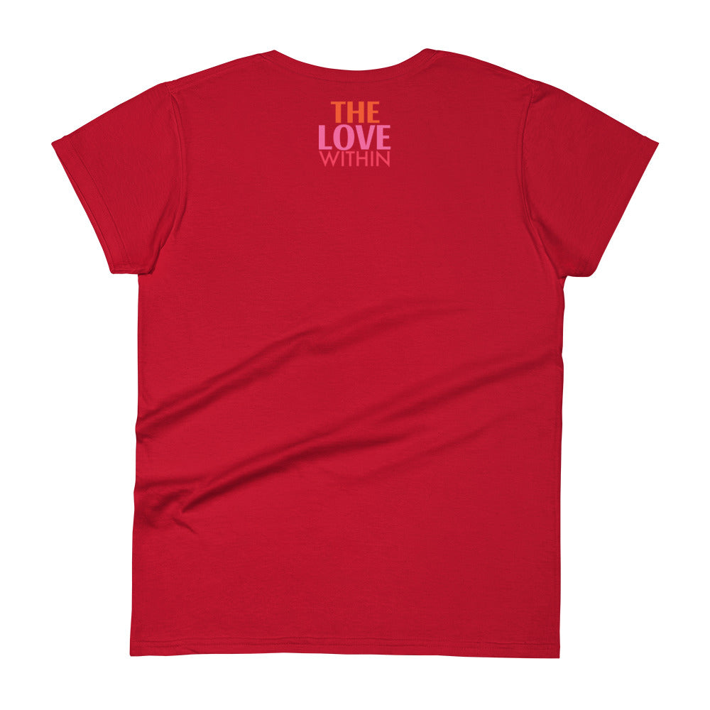 With God, The Love Within Women's short sleeve t-shirt