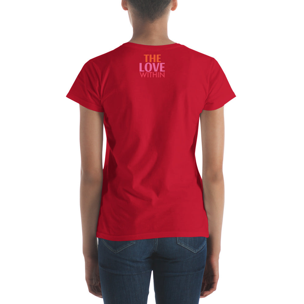 With God, The Love Within Women's short sleeve t-shirt