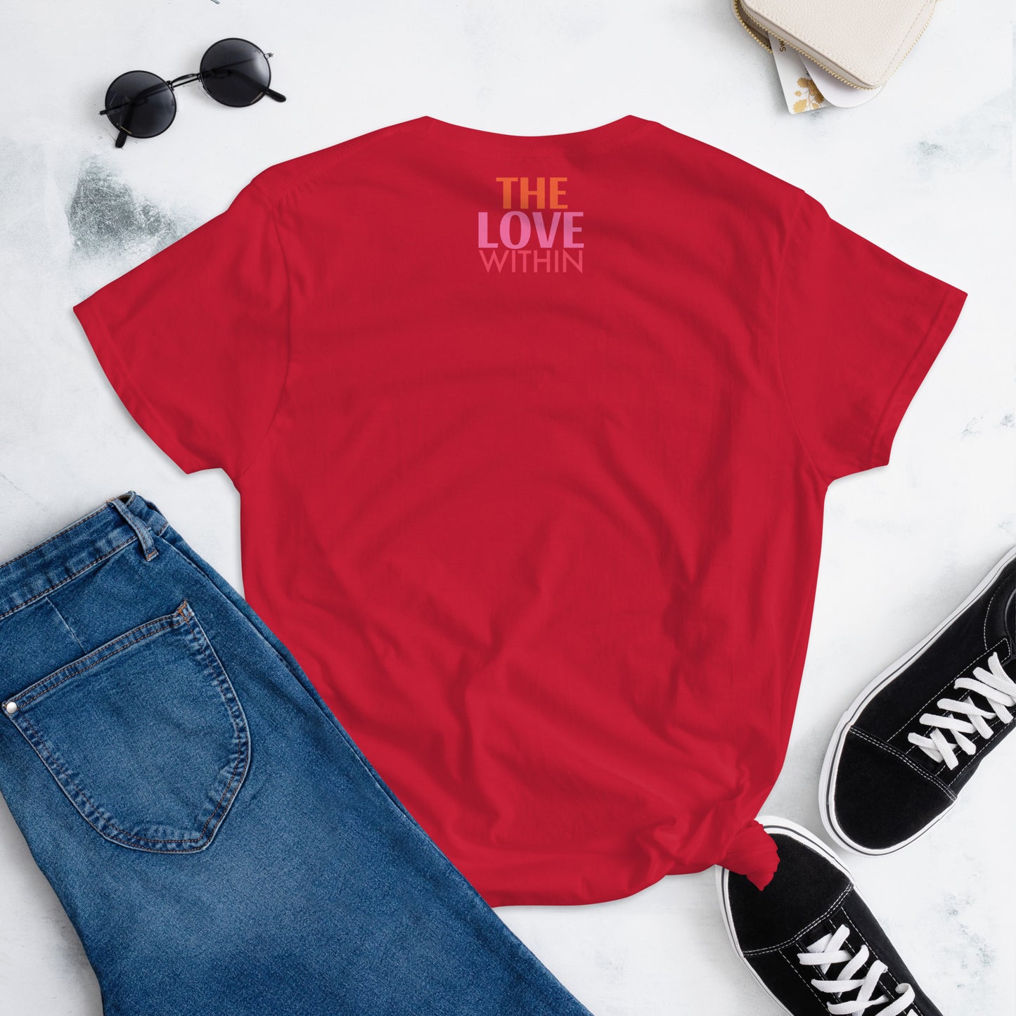 With God, The Love Within Women's short sleeve t-shirt