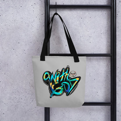 With God Tote bag