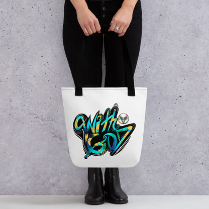 With God Tote bag