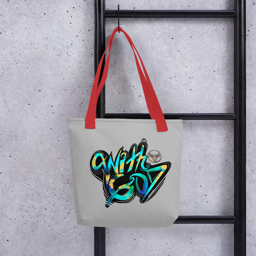 With God Tote bag