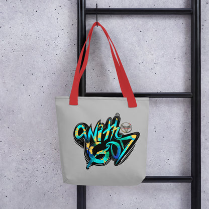 With God Tote bag