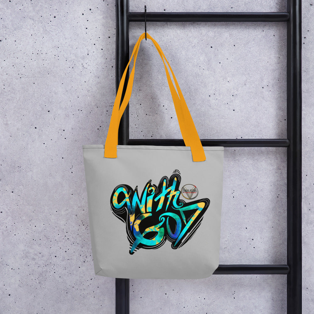 With God Tote bag