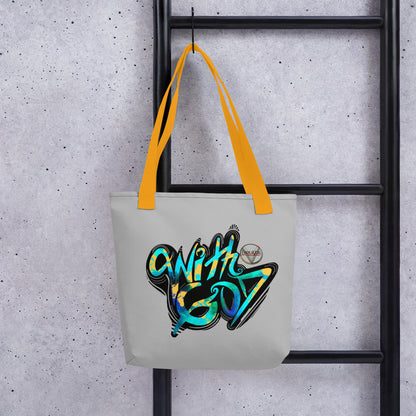 With God Tote bag
