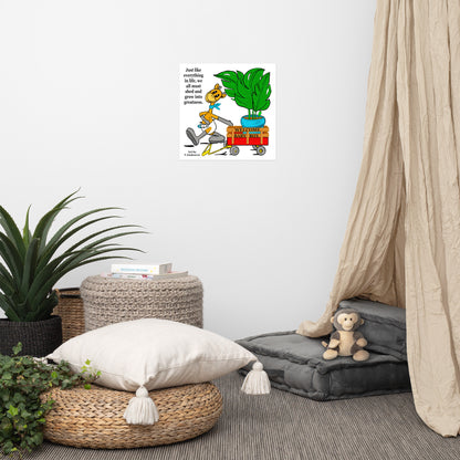 Bowiie The Influencer Giraffe Poster