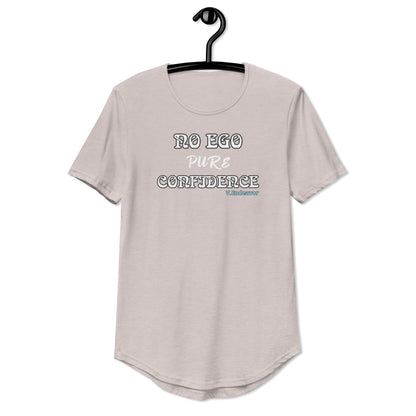 No Ego Pure Confidence Men's Curved Hem T-Shirt
