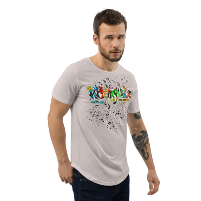 Men's Intangible Art Curved Hem T-Shirt